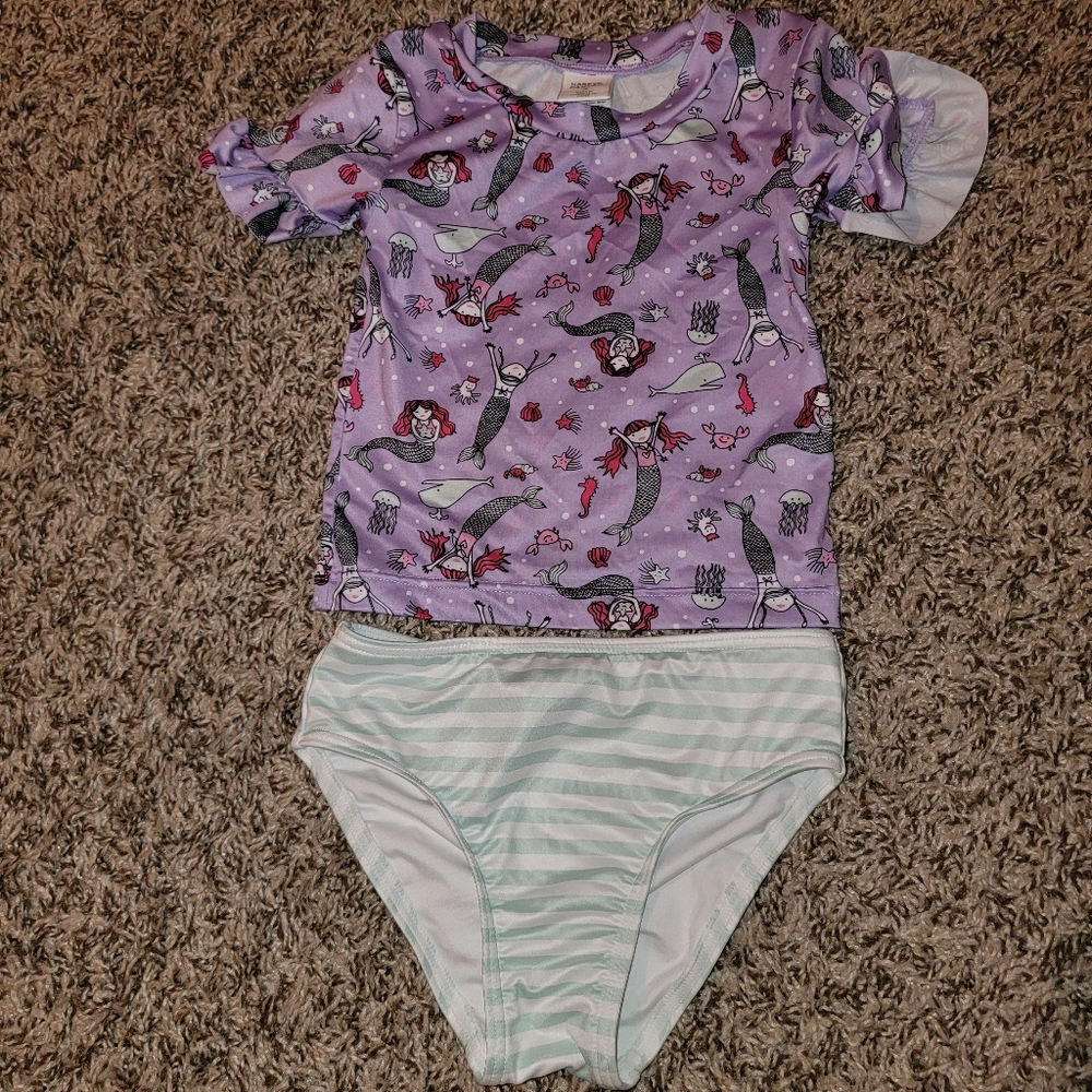 Girls two piece bathing suit